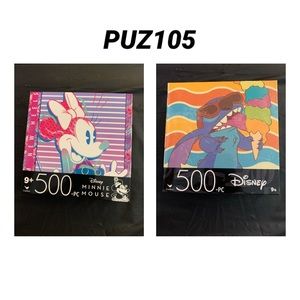 4 / $35 - 2 NEW 500 Piece Disney Jigsaw Puzzles - PUZ105